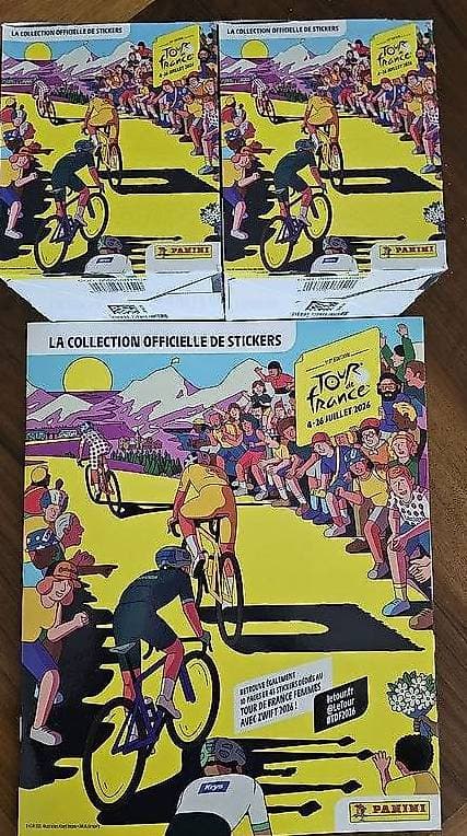 Echange vignettes Panini tour de france 2026