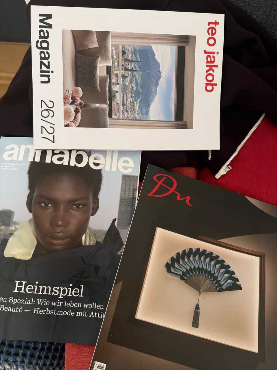 Zeitschriften (Magazin, Annabelle, Du)