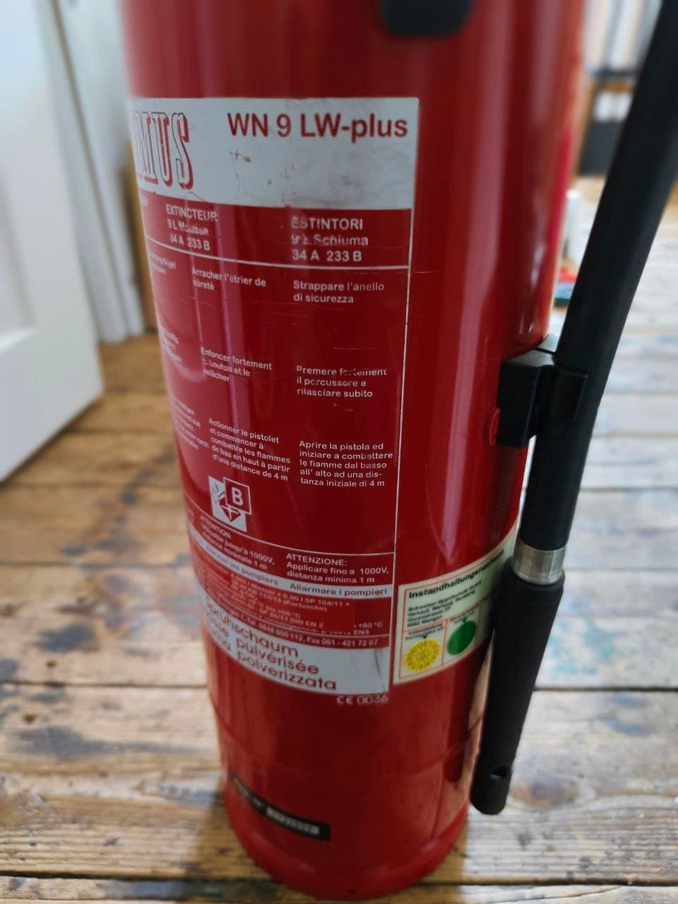Feuerlöscher WN 9 LW-plus