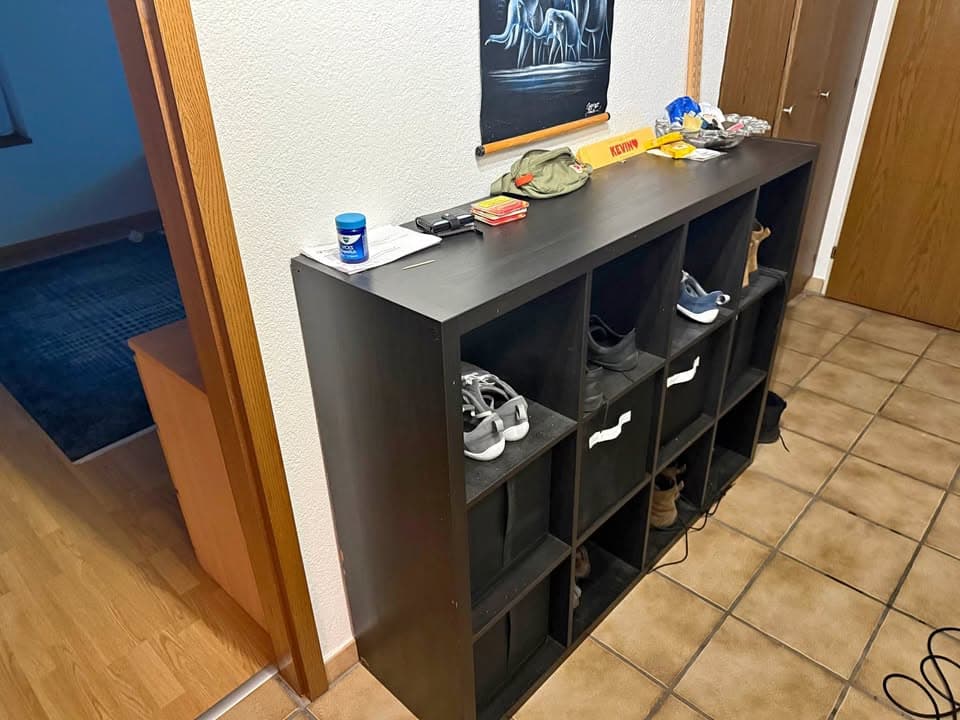 Gratis Ikea Kallax Regal schwarz 112x147 cm