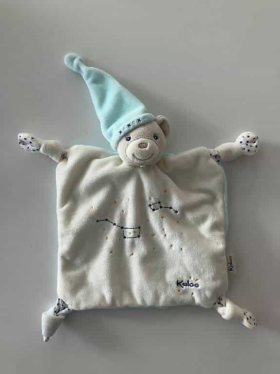 Doudou ours blanc plat Kaloo