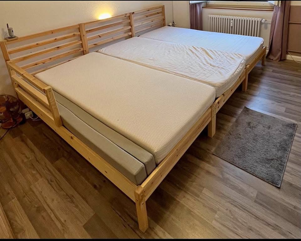 Tarva Bettgestell 2x 90x200cm GRATIS