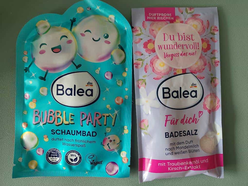 Badeschaum und Badesalz