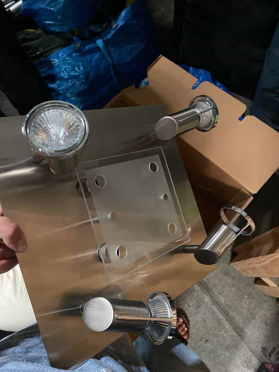 Deckenlampe mit 4 Leuchtern, 3007