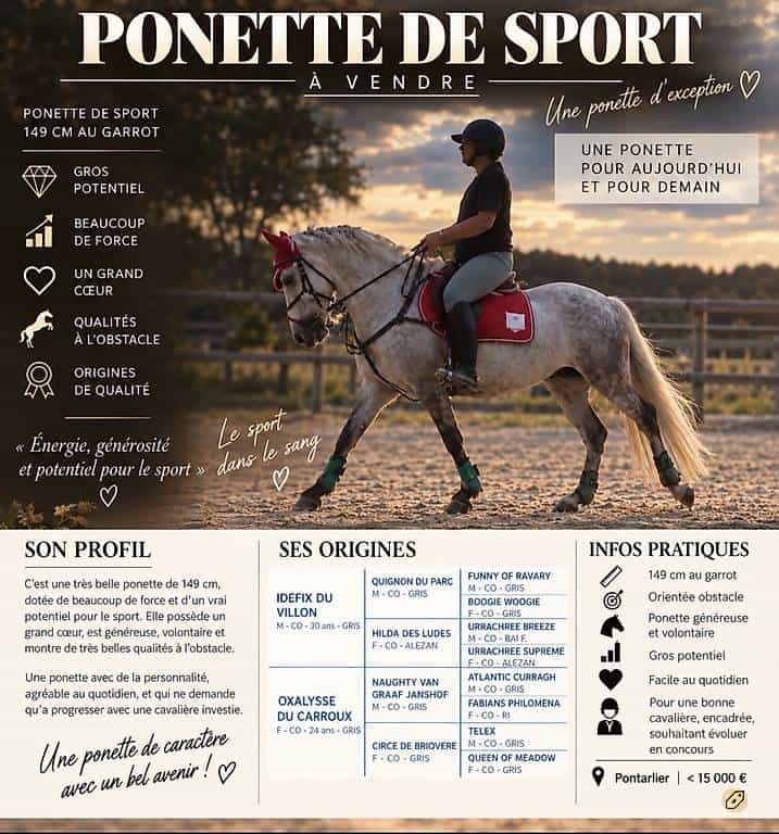 Magnifique ponette