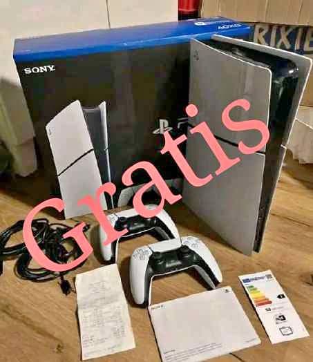Gratis-Ich verschenke meine PlayStation 5, zusammen mit zwei offiziellen Controllern und Spielediscs
