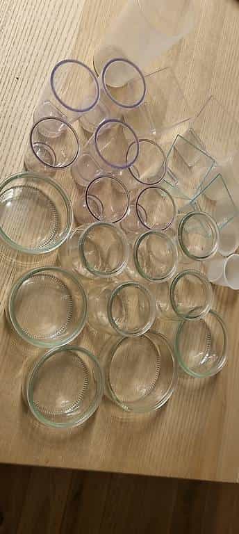 Gläser, Becherli, Gläsli - GRATIS - Verres et gobelets GRATU