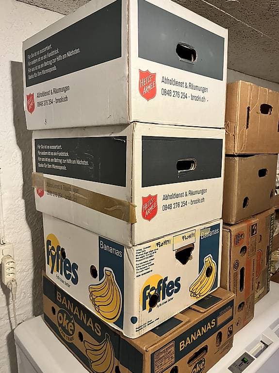 Bananenkisten divers, Brocki Zügelbox