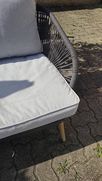 Outdoor Sofa anthrazit / grau