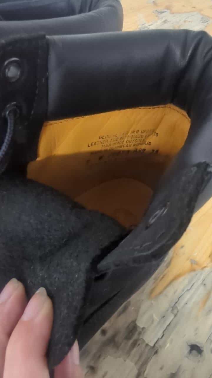 Schwarze Timberland Boots, ca. Grösse 43