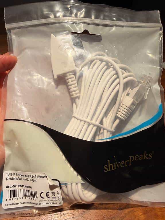 Routerkabel RJ45 Stecker