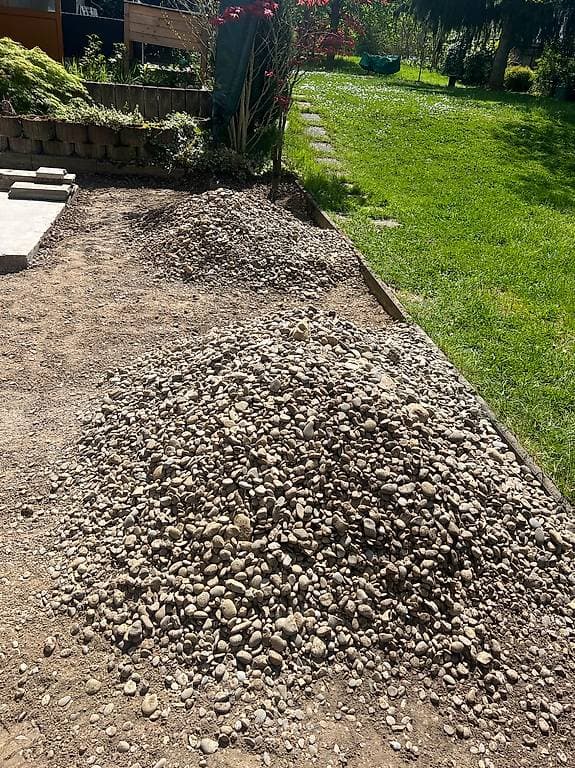 Stein; Flusskiesel/ Rundkies