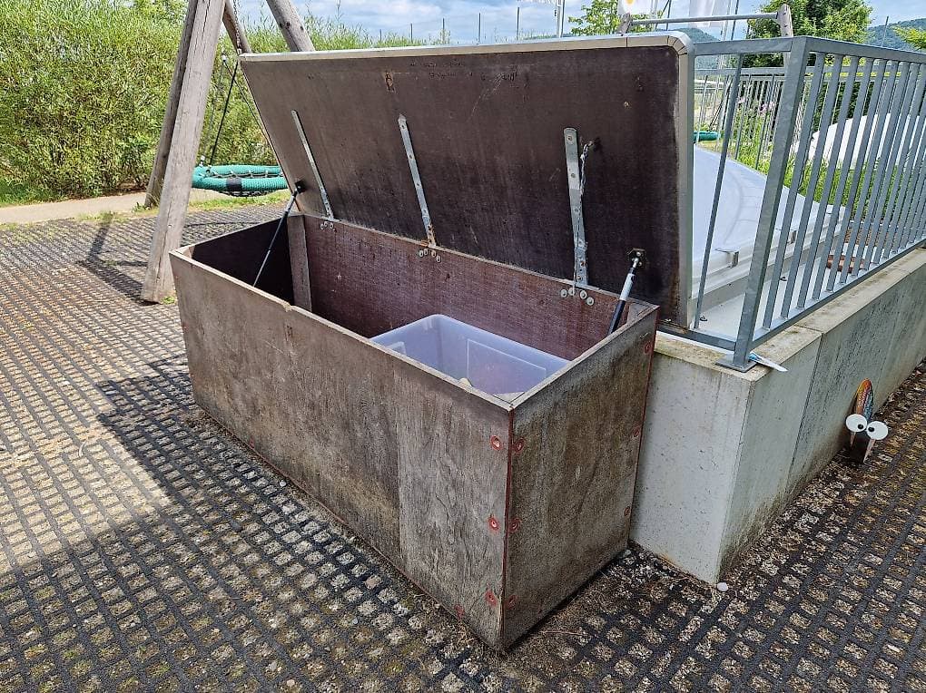 Materialkiste zu verschenken