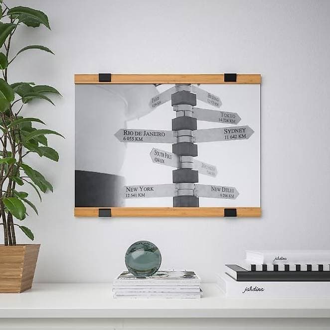 Posteraufhänger, Bambus