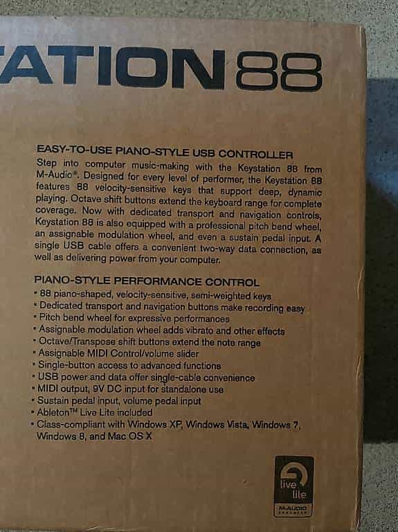 Keystation 88 Midi-Klavier