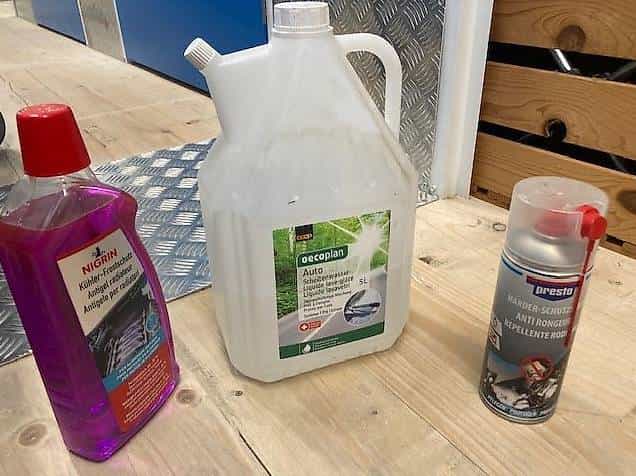 Liquide pour auto