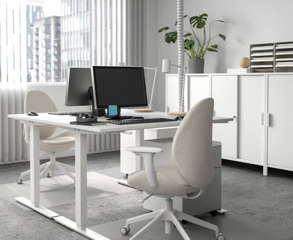 Schreibtisch sitz/steh Ikea Trotten