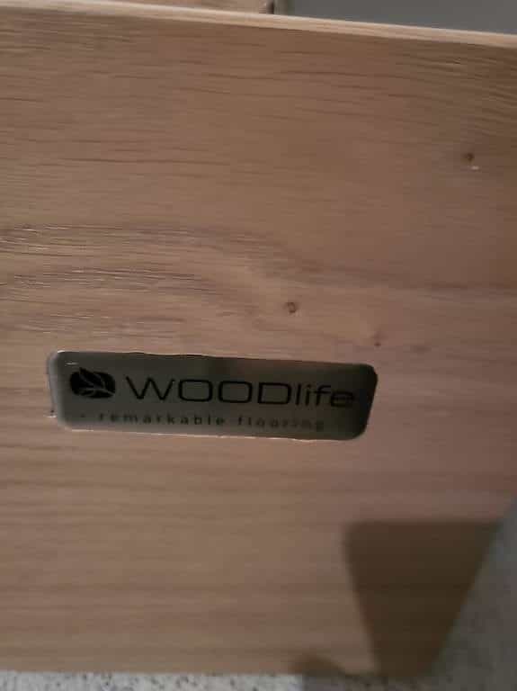 Geölte Parkettplatten