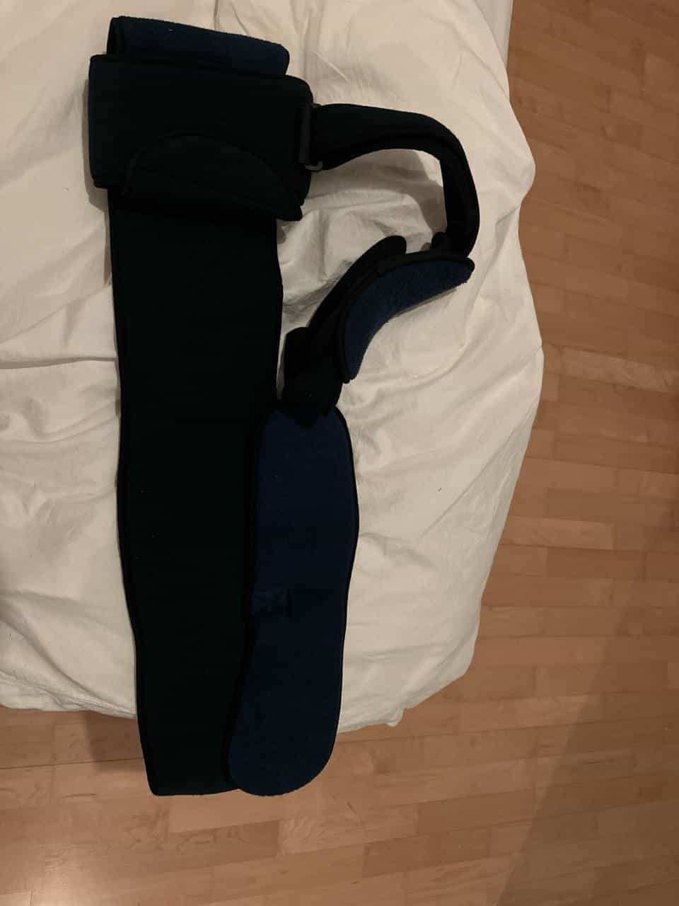 Schultertasche in Blau