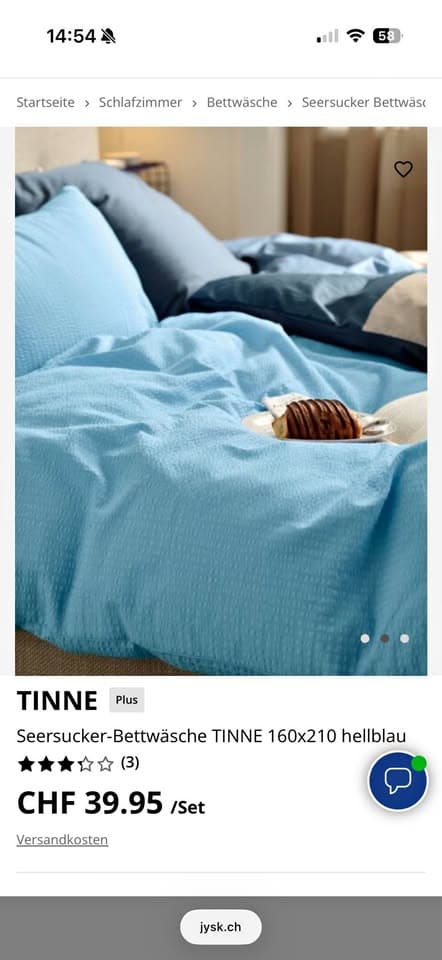 2x Musselin Bettwäsche gratis