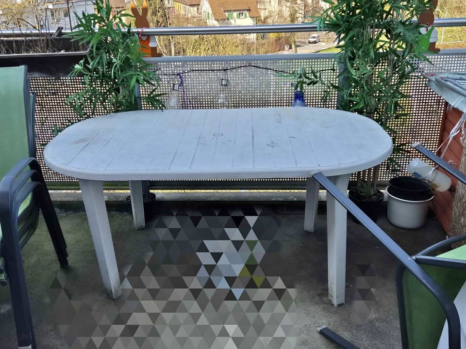 Gartentisch mit 4 Stühlen