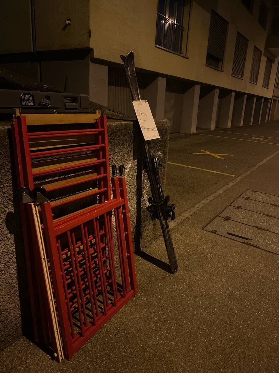 Fahrradständer und Fahrrad