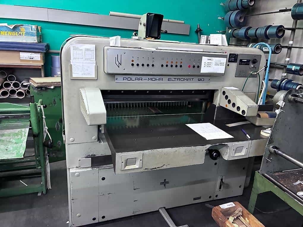 Guillotine industrielle POLAR-MOHR ELTROMAT 90 - Liquidation