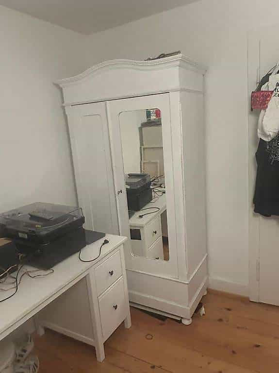 Holz Kleiderschrank, Shabby Chic, Gratis