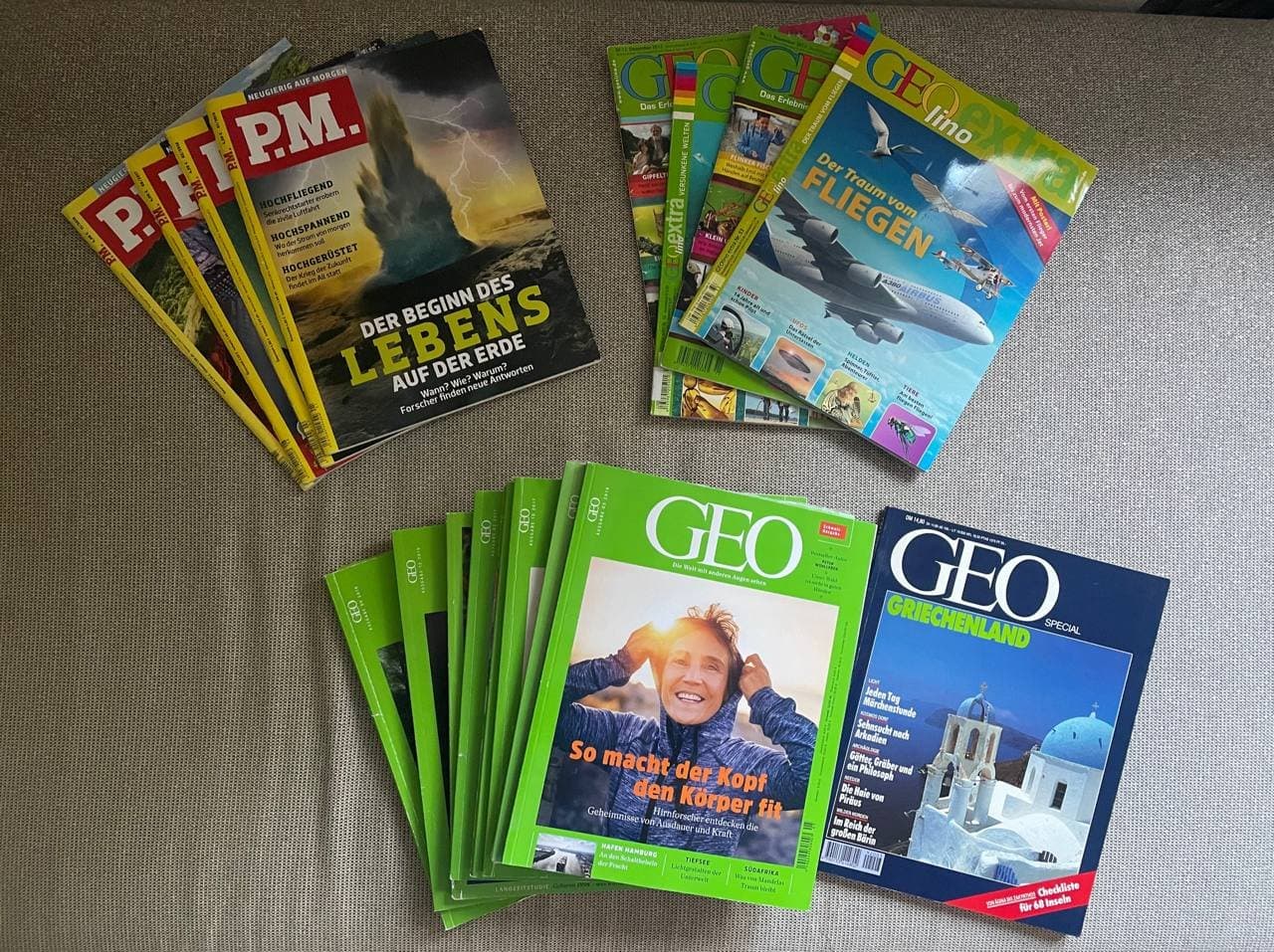 GEO, P+M und andere Magazine