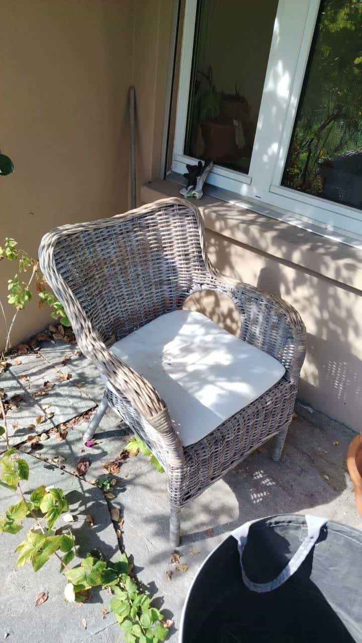 Rattan-Gartenstuhl
