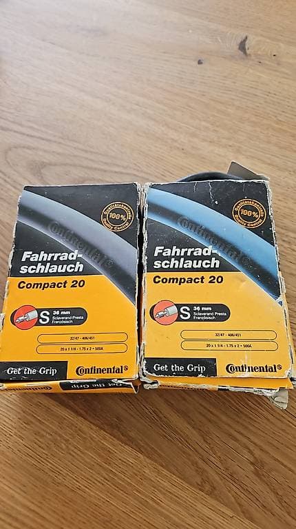 Fahrradschlauch continental 20er 2 Stück