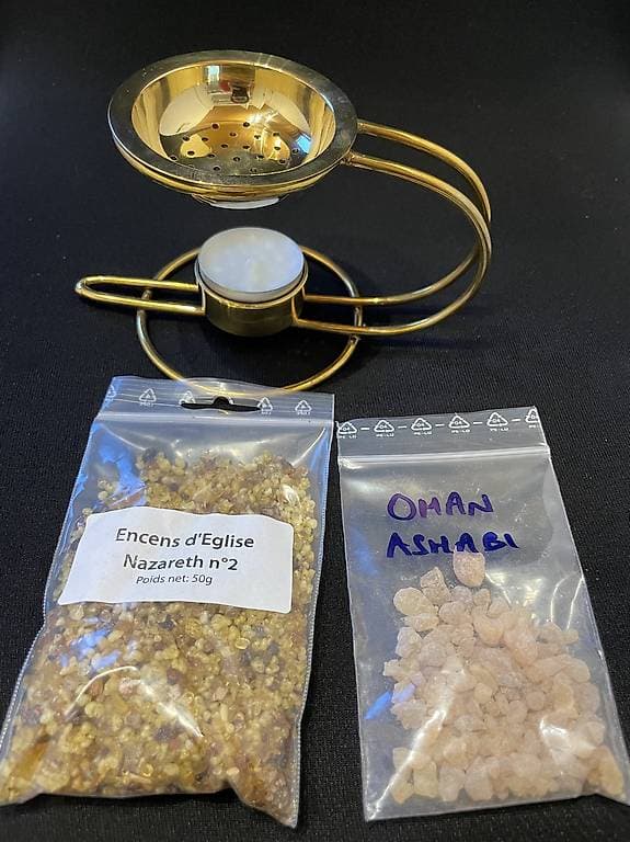 Weihrauch inkl. Stövchen - unbenutzt!