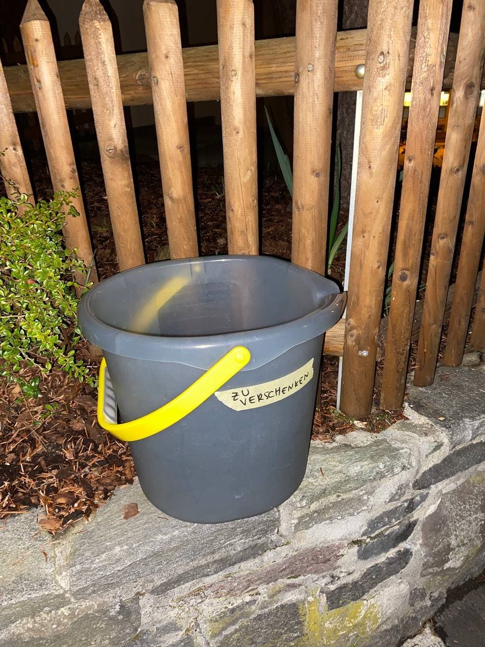 Putzeimer grau