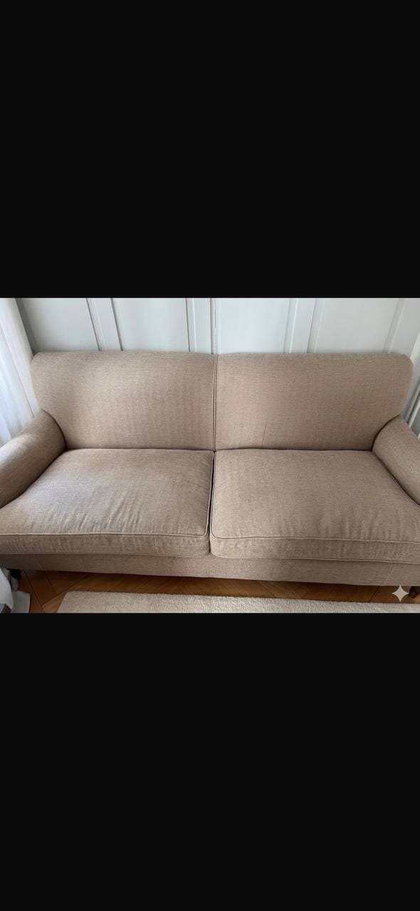 Elegante Couch, beige