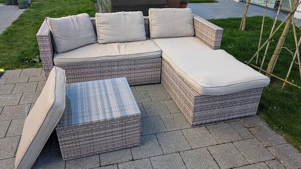 Rattan-Lounge