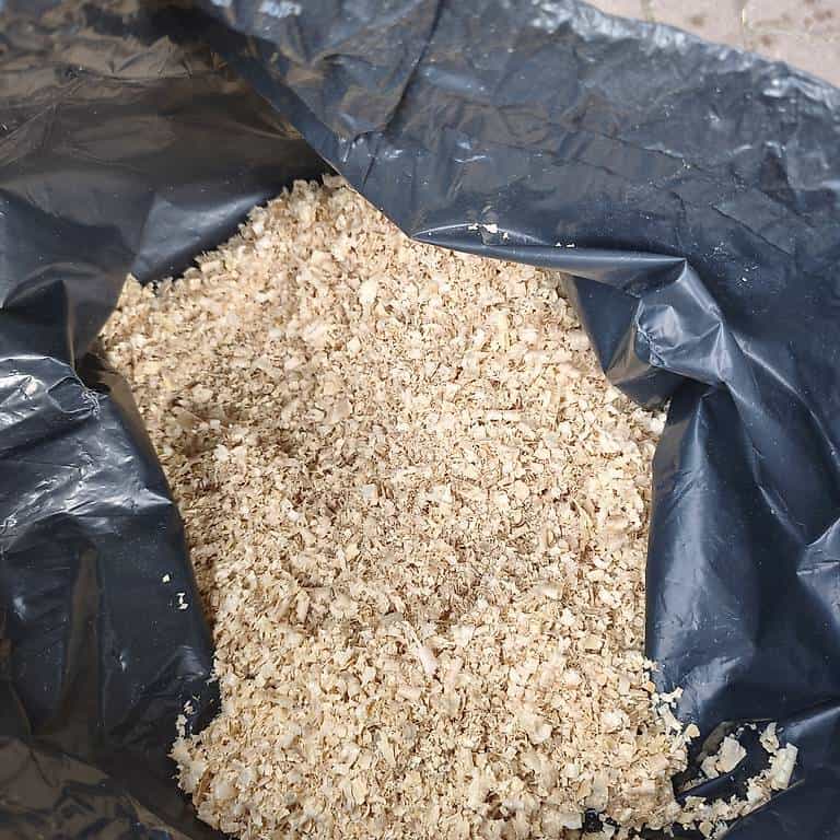 Sagspäne in 60ltr Säcke