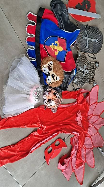 Kostüme Ritter, Prinzessin, Catwoman