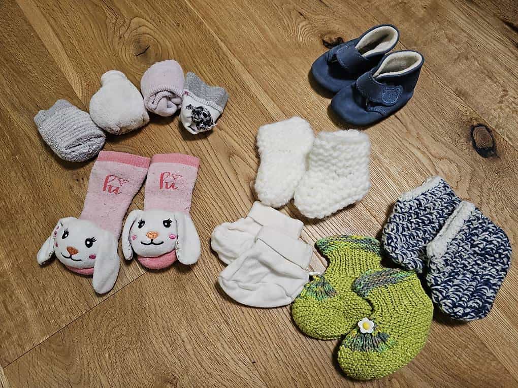 Newborn Socken und Schuhe
