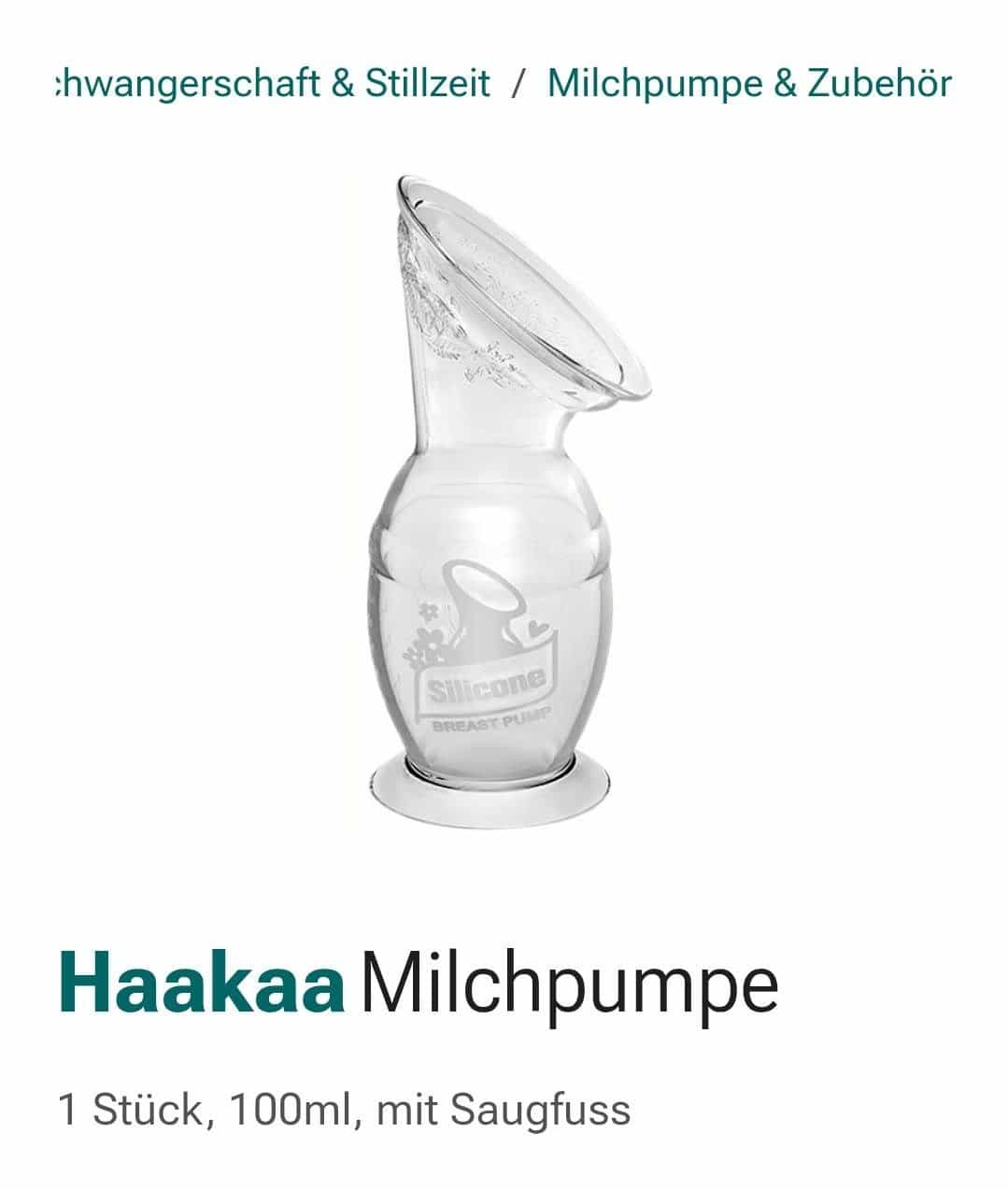 Haakaa Milchpumpe - Brustpumpe