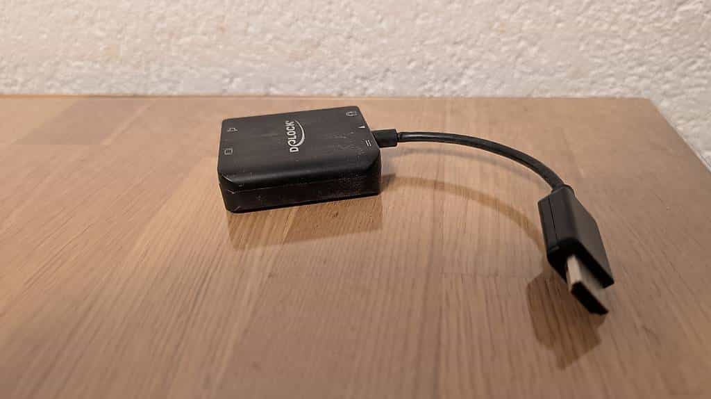 Extracteur audio HDMI DeLOCK (Optique / Jack) - À donner