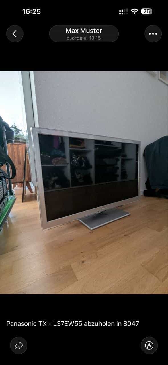 Panasonic TV TX-L37EW55 abzugeben