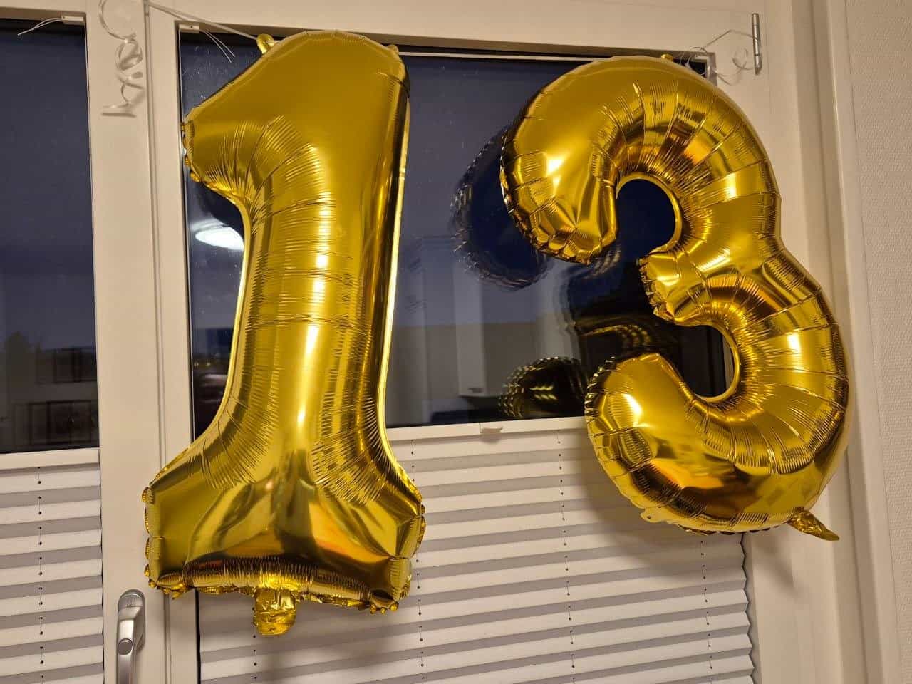 Zahlenluftballons