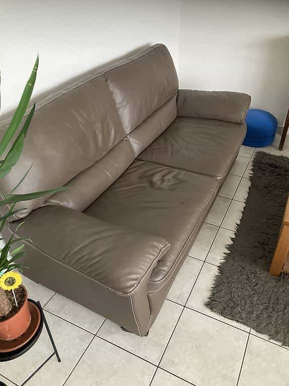 Canapé cuir