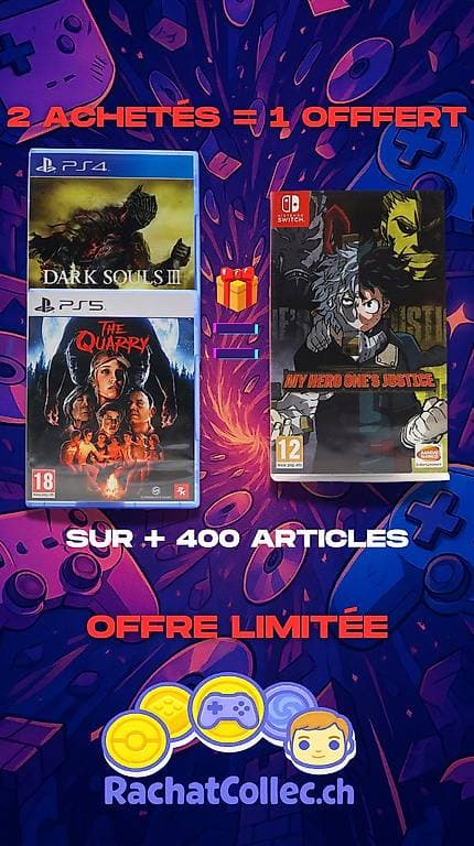2 Achetés = 1 Offert - Jeux Vidéo, Pokémon, LEGO, POP