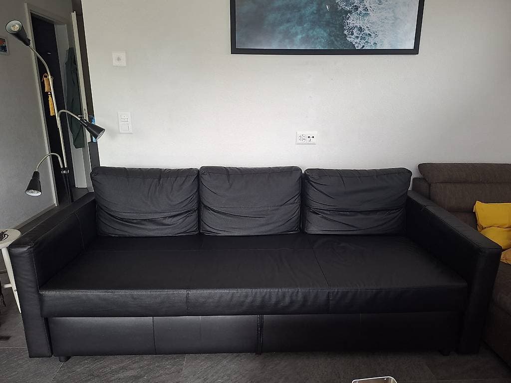 Donne canapé convertible simili cuire