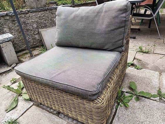 3 Gartensessel mit Polster