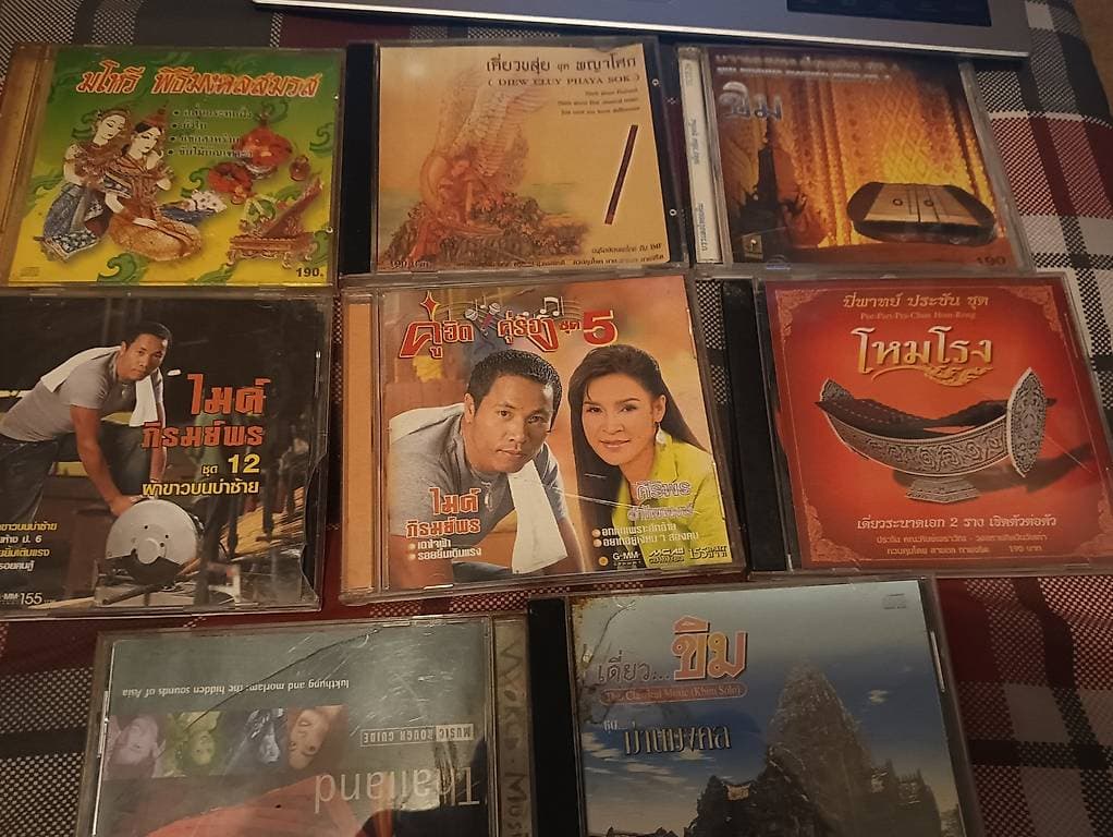 8 CD MUSICA THAILANDESE ORIGINALI