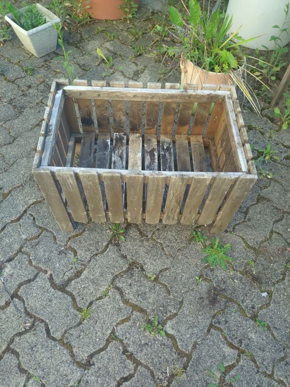 Kleines Hochbeet zu verschenken