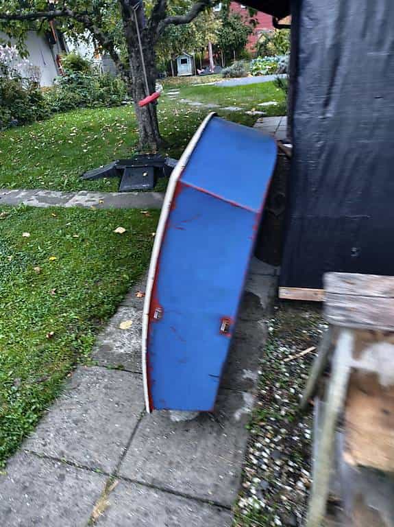 altes Boot für Sandkasten