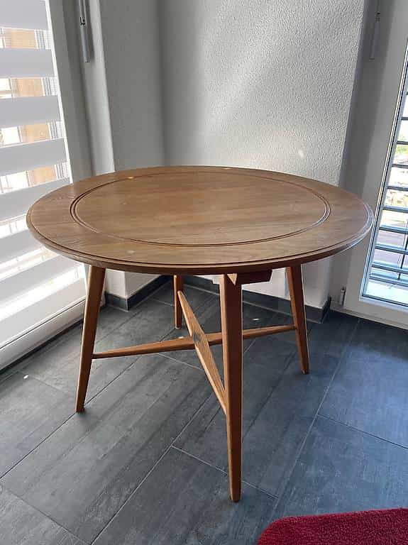 Tisch Salontisch Holz rund